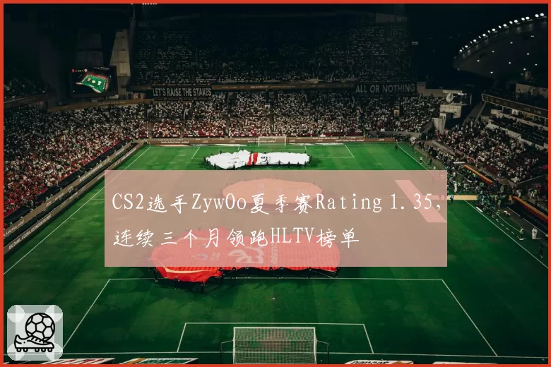 CS2选手ZywOo夏季赛Rating 1.35，连续三个月领跑HLTV榜单